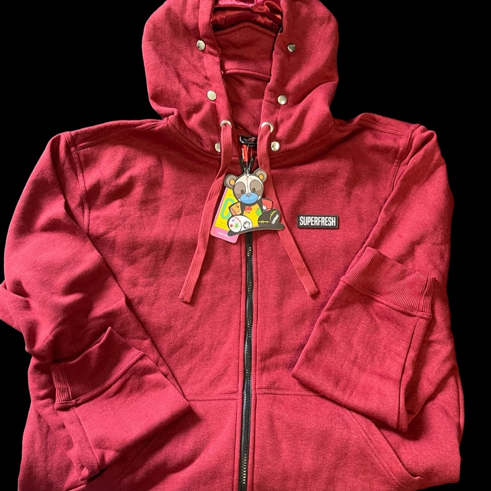 Rare! Superfresh Mask off zip up hoodie